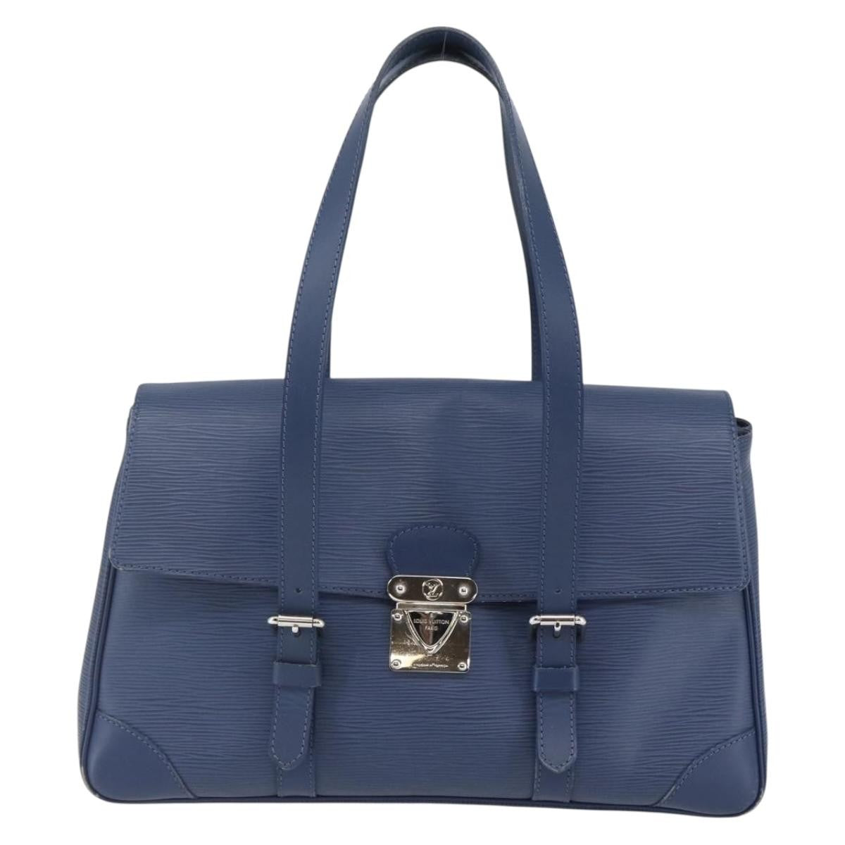Louis Vuitton Segur Handbag Epi Leather, BLUE, LEATHER, Handbag