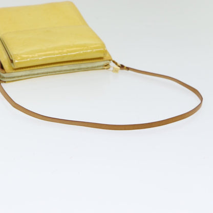 Louis Vuitton Thompson Street Handbag Monogram Vernis, YELLOW, PATENT_LEATHER, Clutche & pouche