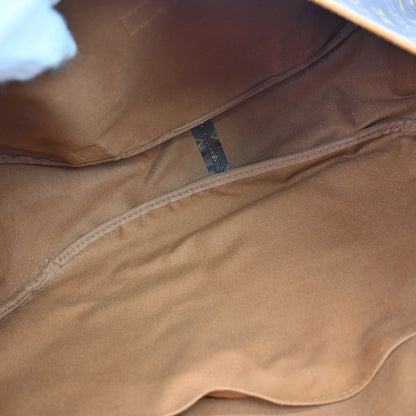 Louis Vuitton Saumur Handbag Monogram Canvas, Brown, Canvas, Shoulder Bag