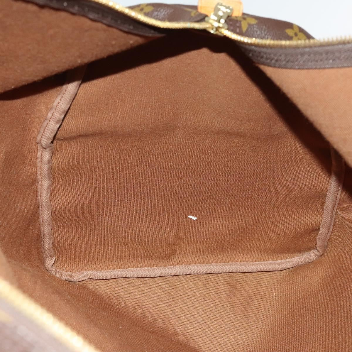 Louis Vuitton Keepall Bag Monogram Canvas, BROWN, CANVAS, Travel bag