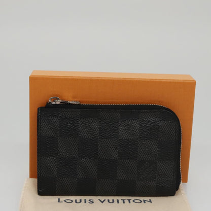 Louis Vuitton Porte-Monnaie NM Wallet Damier Graphite, GRAY, CANVAS, Wallets