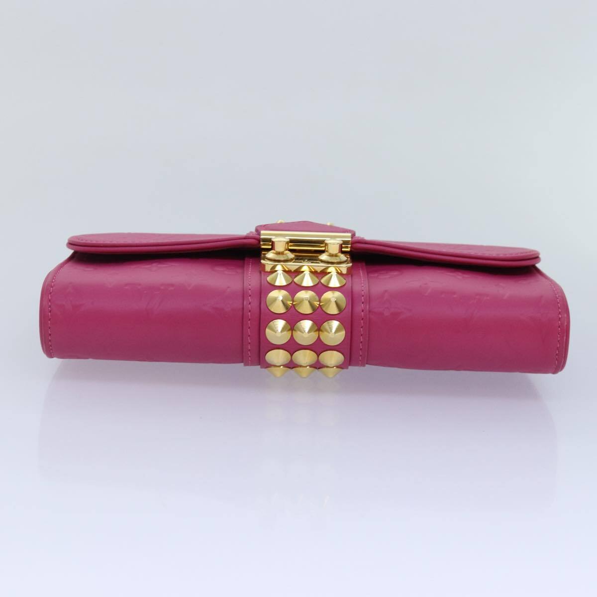Louis Vuitton Courtney Clutch Embossed Leather, PINK, LEATHER, Clutche & pouche