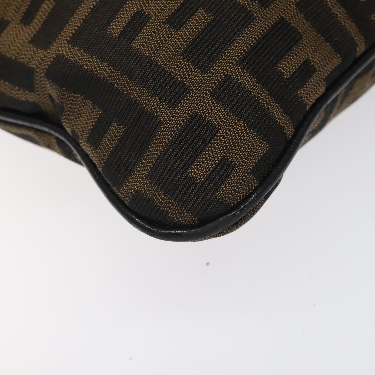 Fendi Chef Zip Crossbody Bag Zucca Canvas, BROWN, CANVAS, Crossbody bag