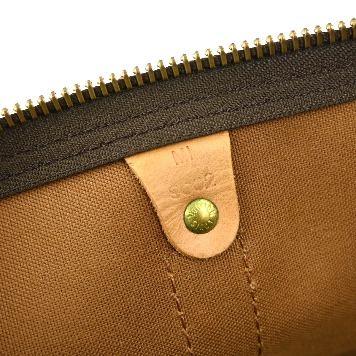 Louis Vuitton Keepall Bag Monogram Canvas, BROWN, CANVAS, Travel bag