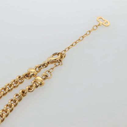 Christian Dior CD Pendant Necklace Gold-plated, GOLD, METAL, Necklace