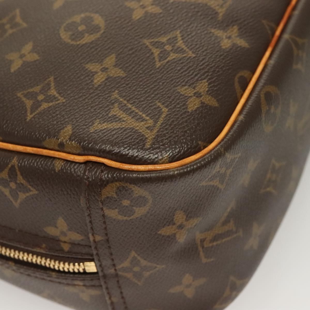 Louis Vuitton Trouville Handbag Monogram Canvas, BROWN, CANVAS, Handbag