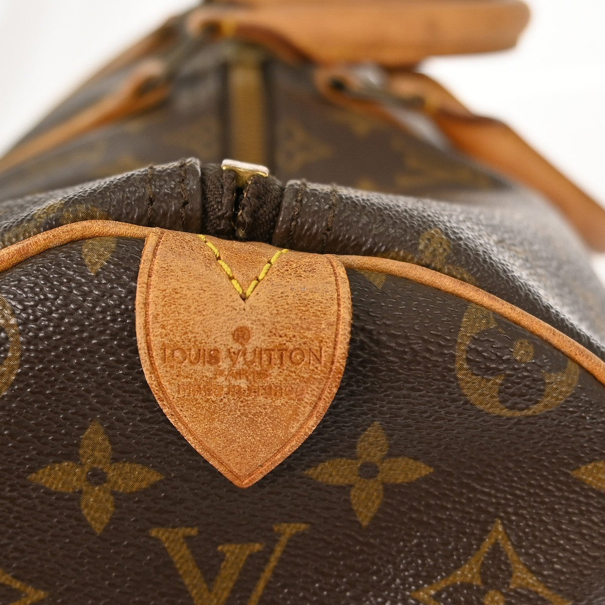 Louis Vuitton Keepall Bag Monogram Canvas, BROWN, CANVAS,LEATHER, Handbag