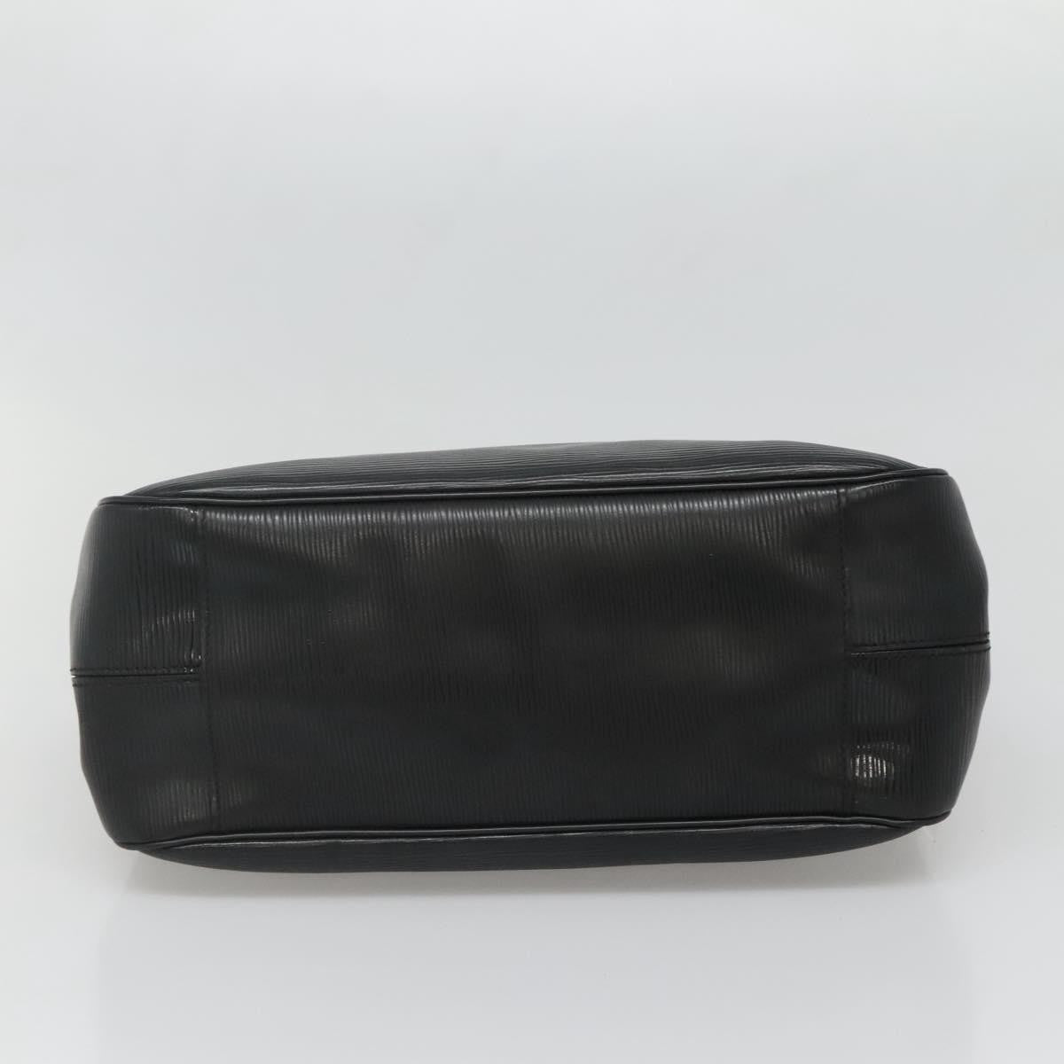 Louis Vuitton Passy Tote Epi Leather, BLACK, LEATHER, Tote bag