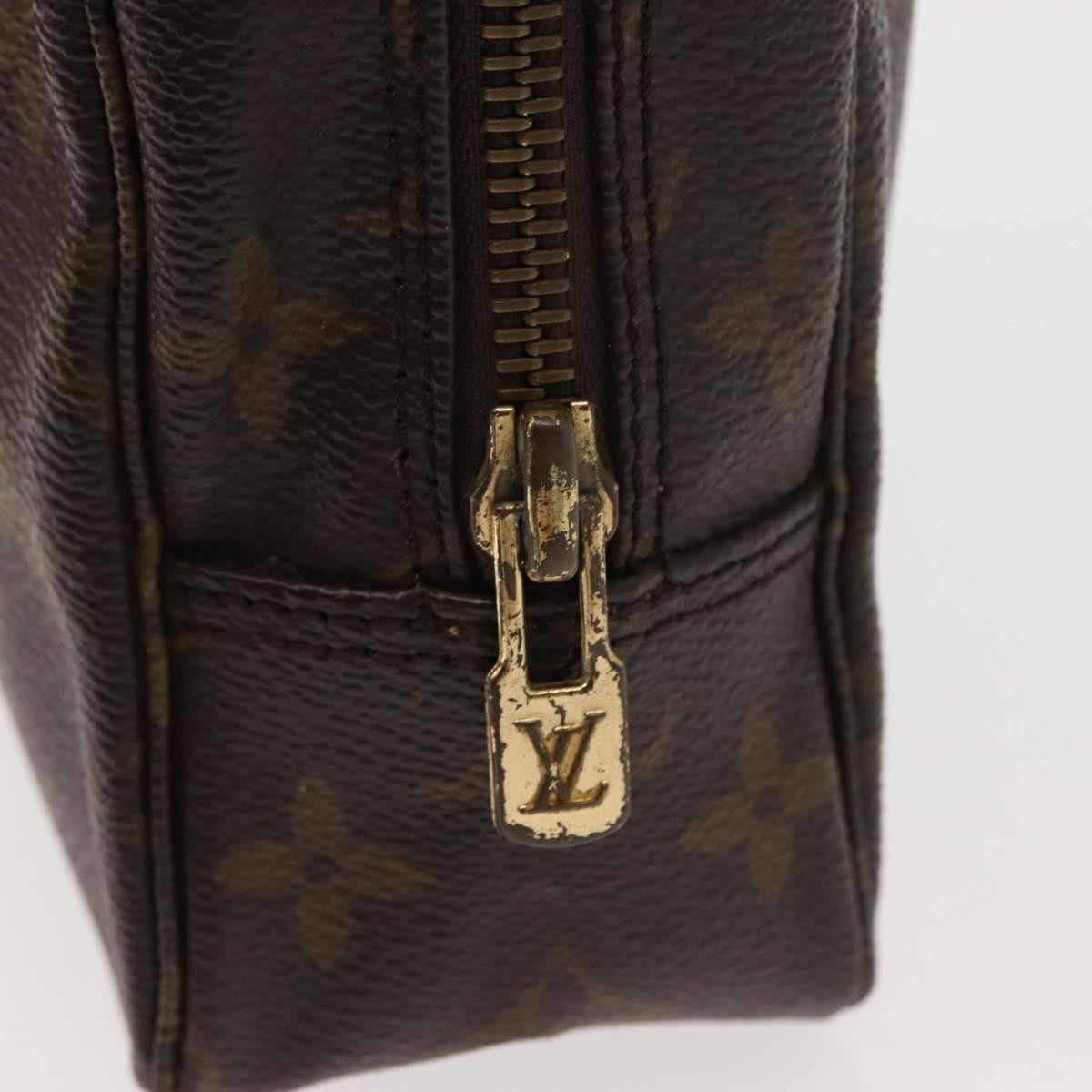 Louis Vuitton Trousse Toiletry Pouch Monogram Canvas, BROWN, CANVAS, Toiletry Case