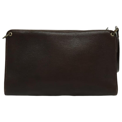 Christian Dior CD Shoulder bag Leather, BROWN, LEATHER, Shoulder bag