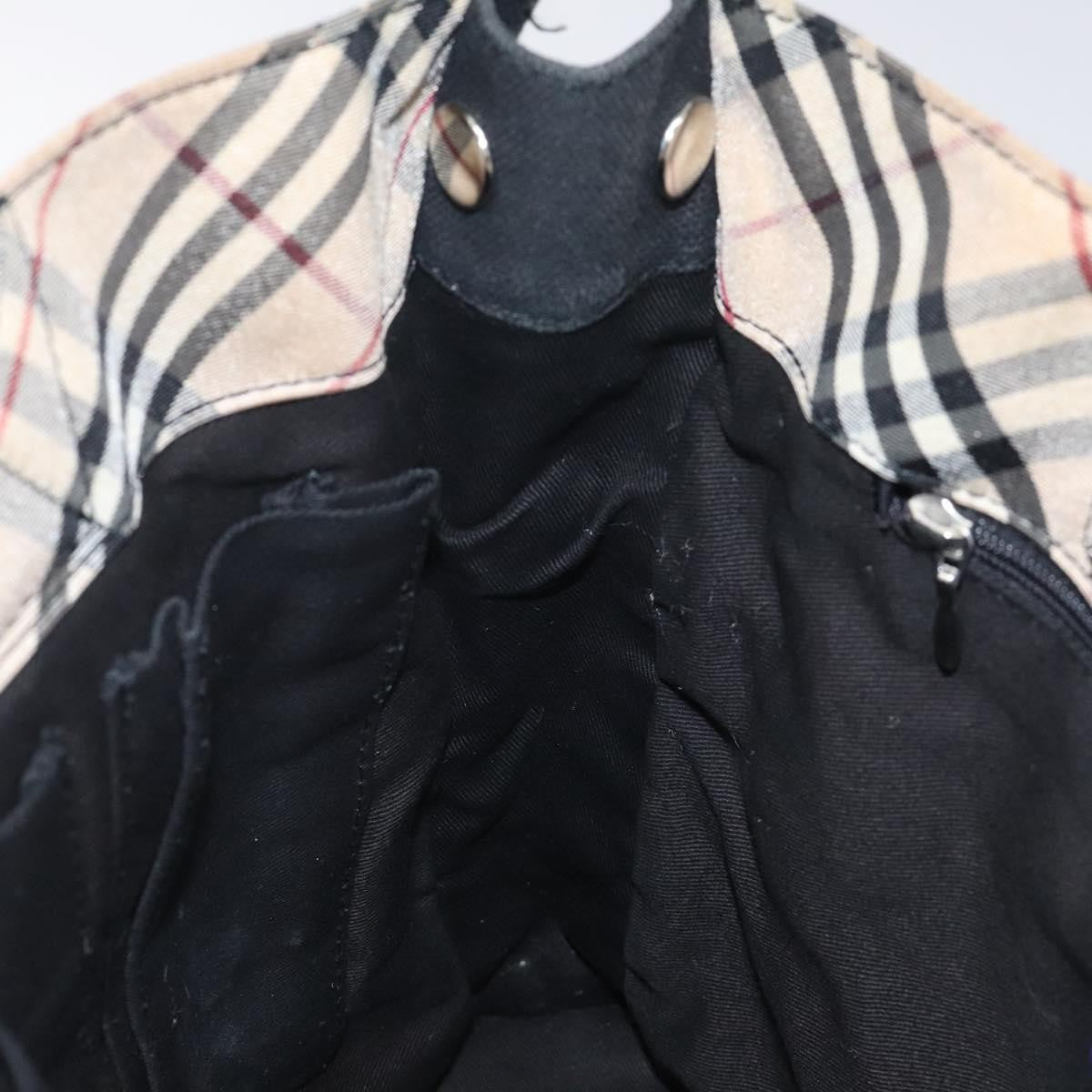 Burberry Nova Check Tote canvas check pattern, BLACK, CANVAS, Tote bag