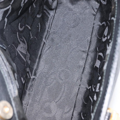 Salvatore Ferragamo Gancini Tote Leather, BLACK, LEATHER, Tote bag