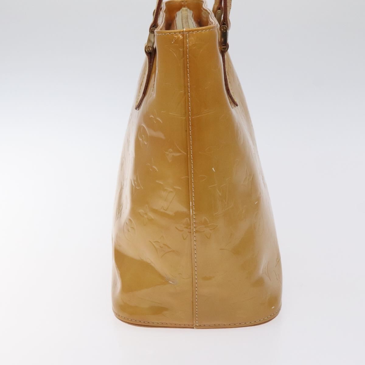 Louis Vuitton Houston Handbag Monogram Vernis, BEIGE, PATENT_LEATHER, Handbag