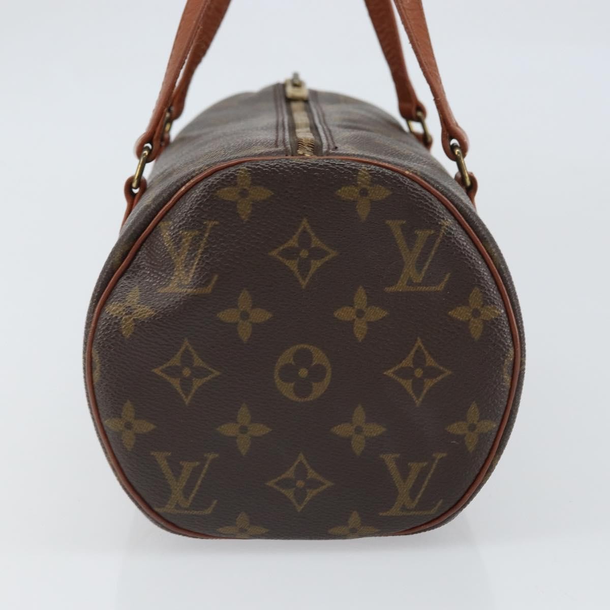 Louis Vuitton Papillon Handbag Monogram Canvas, BROWN, CANVAS, Handbag