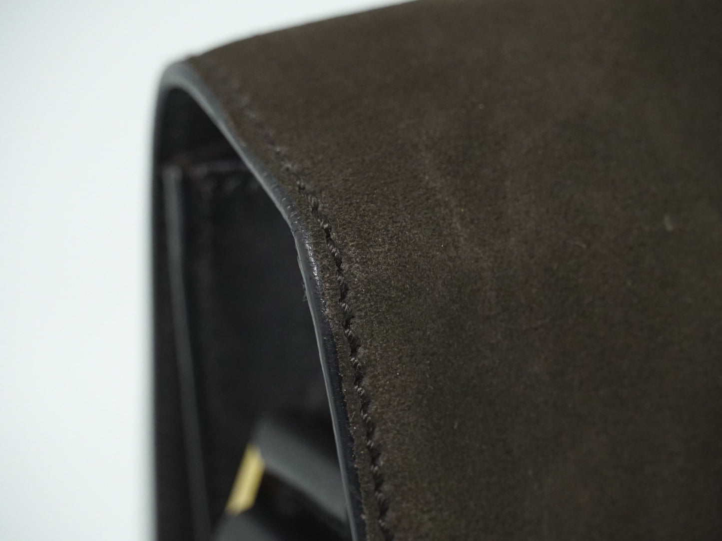 Gucci Tiger Head Shoulder bag Suede, BROWN, SUEDE, Shoulder bag