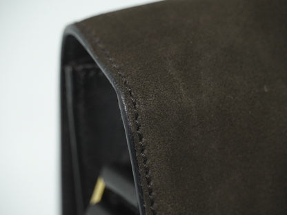 Gucci Tiger Head Shoulder bag Suede, BROWN, SUEDE, Shoulder bag