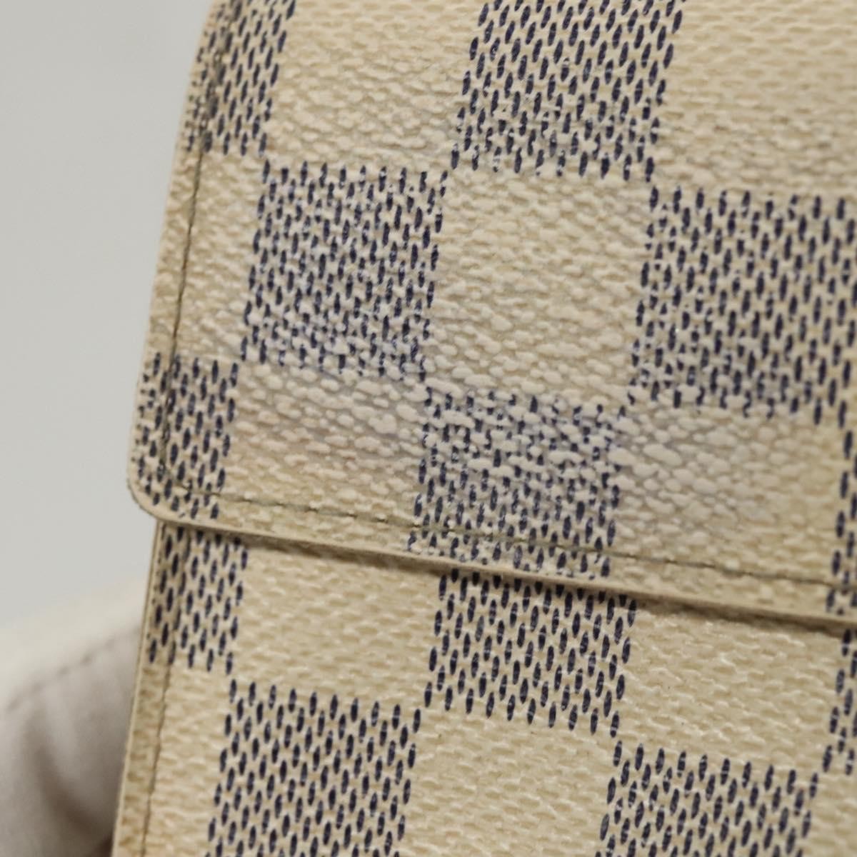 Louis Vuitton Alexandra Wallet Damier, WHITE, CANVAS, Wallets