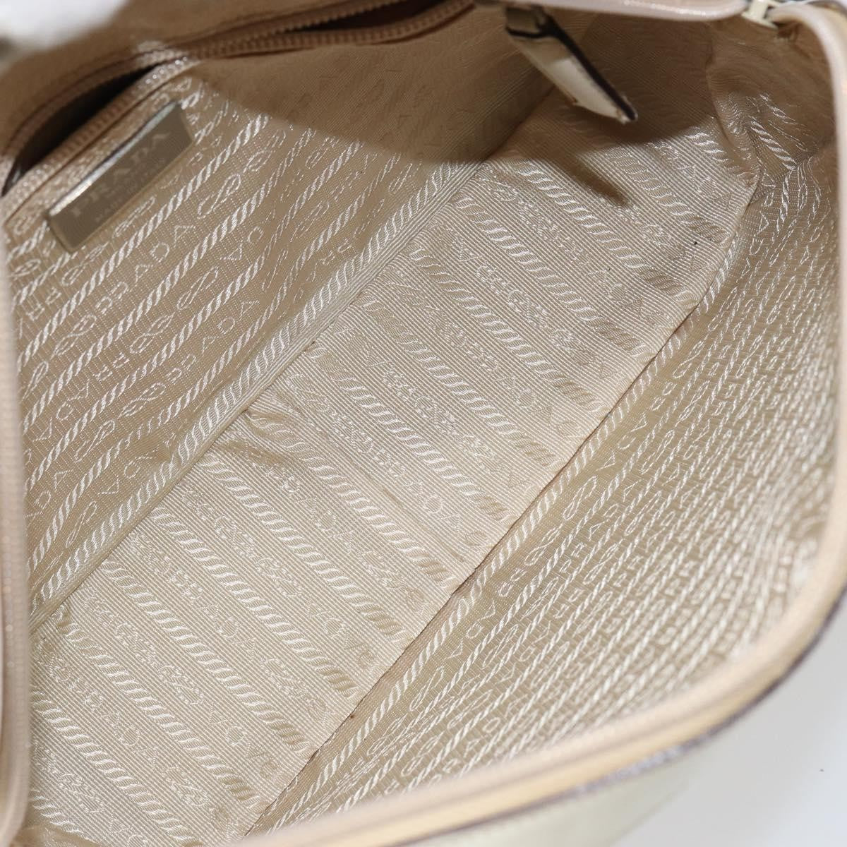 Prada Re-edition 1995 handbag Patent leather, BEIGE, PATENT_LEATHER, Handbag