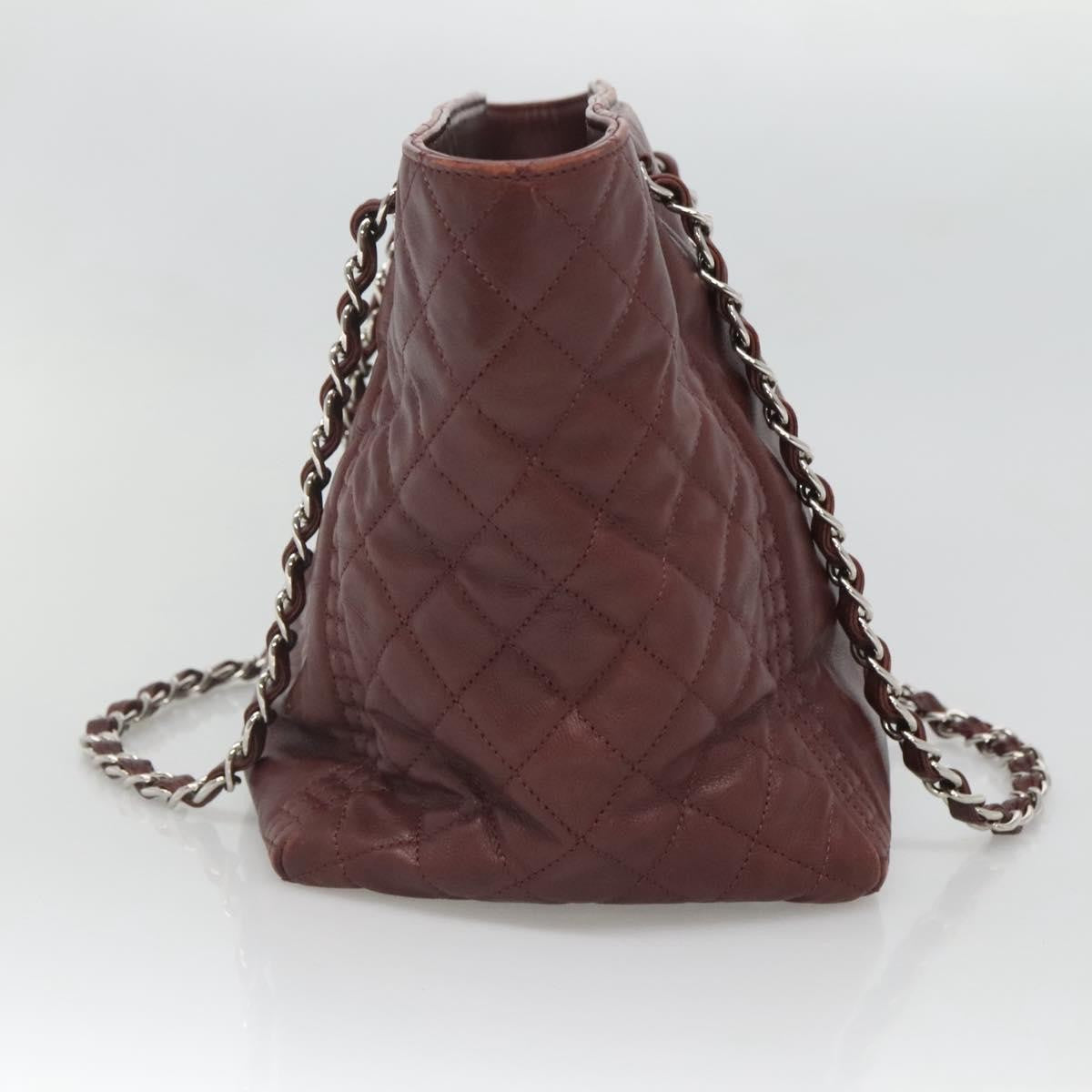 Chanel Coco Bengal Shopping Tote Lambskin, BROWN, LEATHER, Tote bag