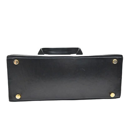 Salvatore Ferragamo Convertible Vara Bow Tote Leather, BLACK, LEATHER, Handbag