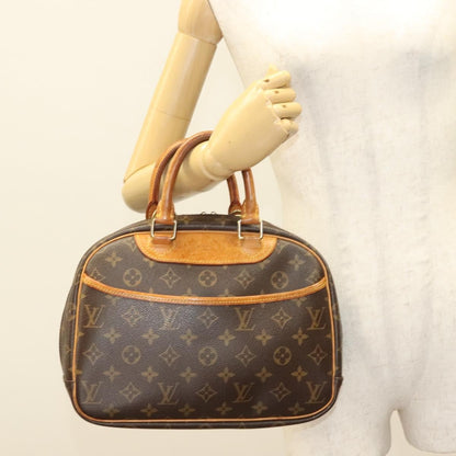 Louis Vuitton Trouville Handbag Monogram Canvas, BROWN, CANVAS, Handbag