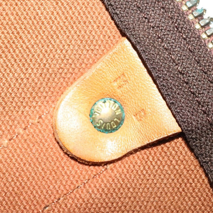 Louis Vuitton Keepall Bag Monogram Canvas, BROWN, CANVAS, Travel bag