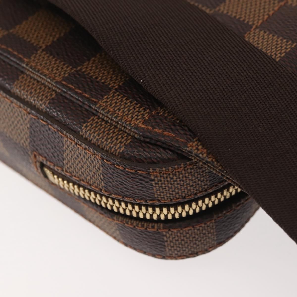 Louis Vuitton Geronimos Waist Bag Damier, BROWN, CANVAS, Shoulder bag