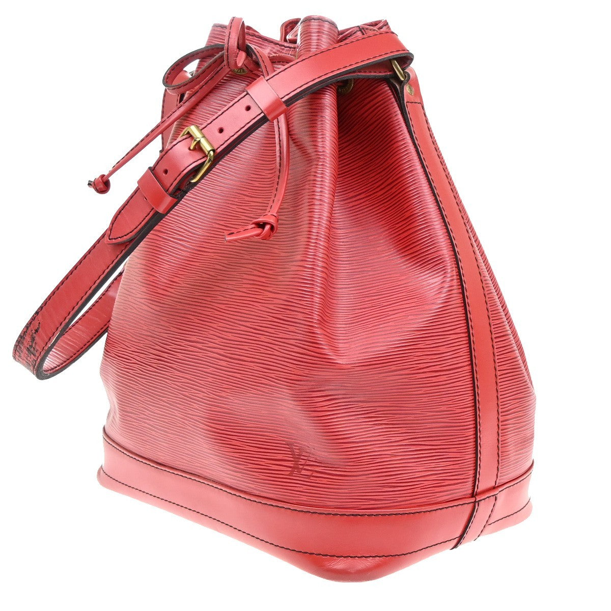 Louis Vuitton Noe Handbag Epi Leather, RED, LEATHER, Handbag