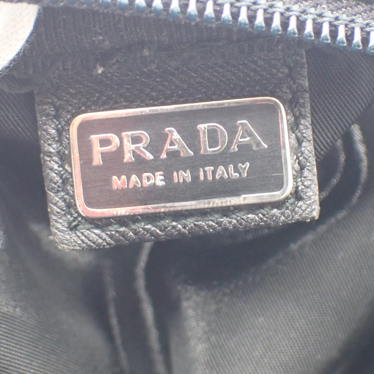 Prada Padded Zip Belt Bag Tessuto, BLACK, NYLON, Clutche & pouche