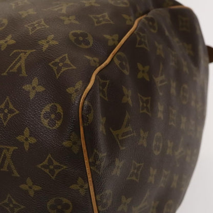 Louis Vuitton Keepall Bag Monogram Canvas, BROWN, CANVAS, Travel bag