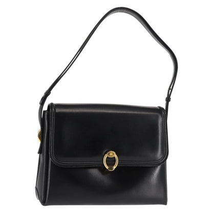 Gucci Vintage Shoulder Bag Leather, BLACK, LEATHER, Shoulder bag