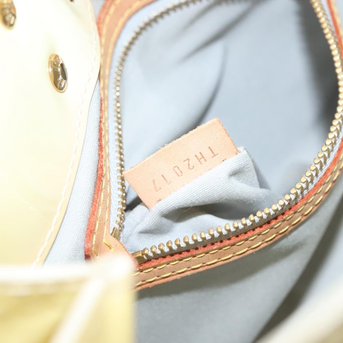 Louis Vuitton Reade Handbag Monogram Vernis, BEIGE, PATENT_LEATHER, Handbag