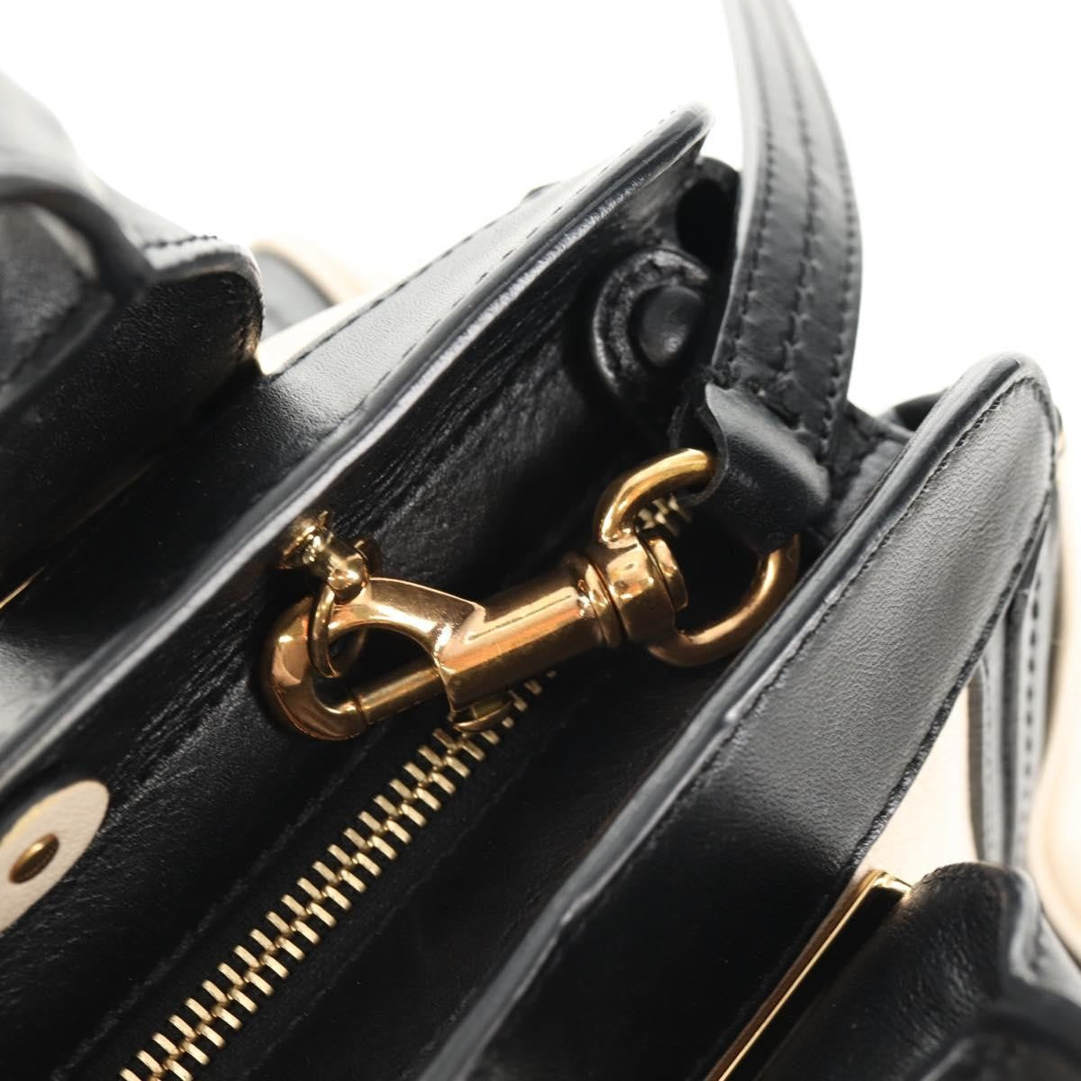 Chloe Alice Satchel Leather, WHITE, LEATHER, Handbag