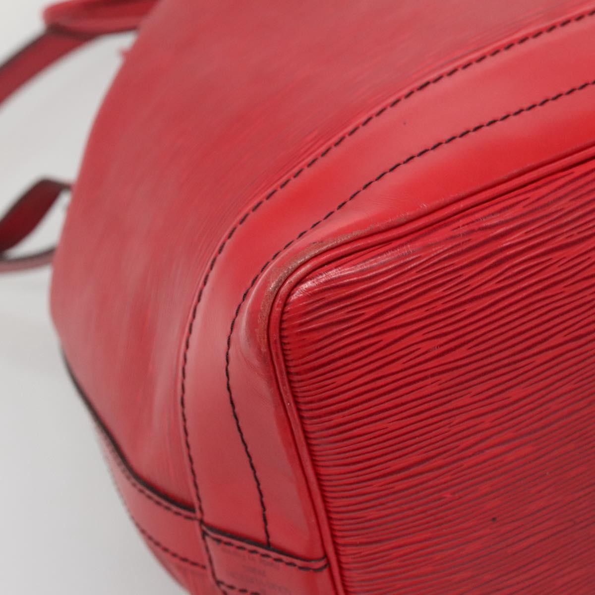 Louis Vuitton Noe Handbag Epi Leather, RED, LEATHER, Handbag