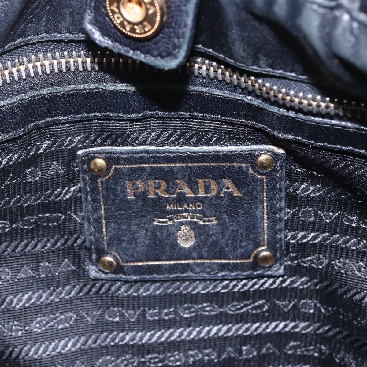 Prada Bow Tie Pleated Tote Leather, BLACK, LEATHER, Handbag