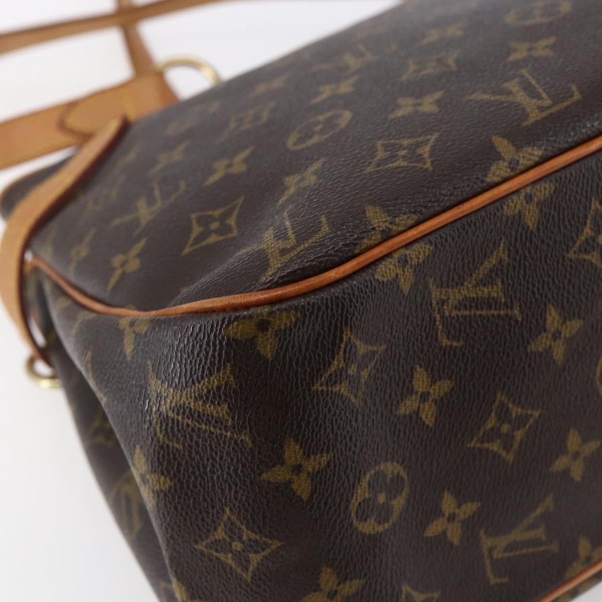 Louis Vuitton Batignolles Handbag Monogram Canvas, BROWN, CANVAS, Tote bag