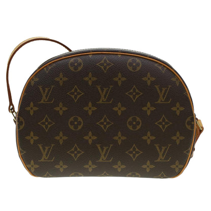 Louis Vuitton Blois Handbag Monogram Canvas, BROWN, CANVAS, Handbag