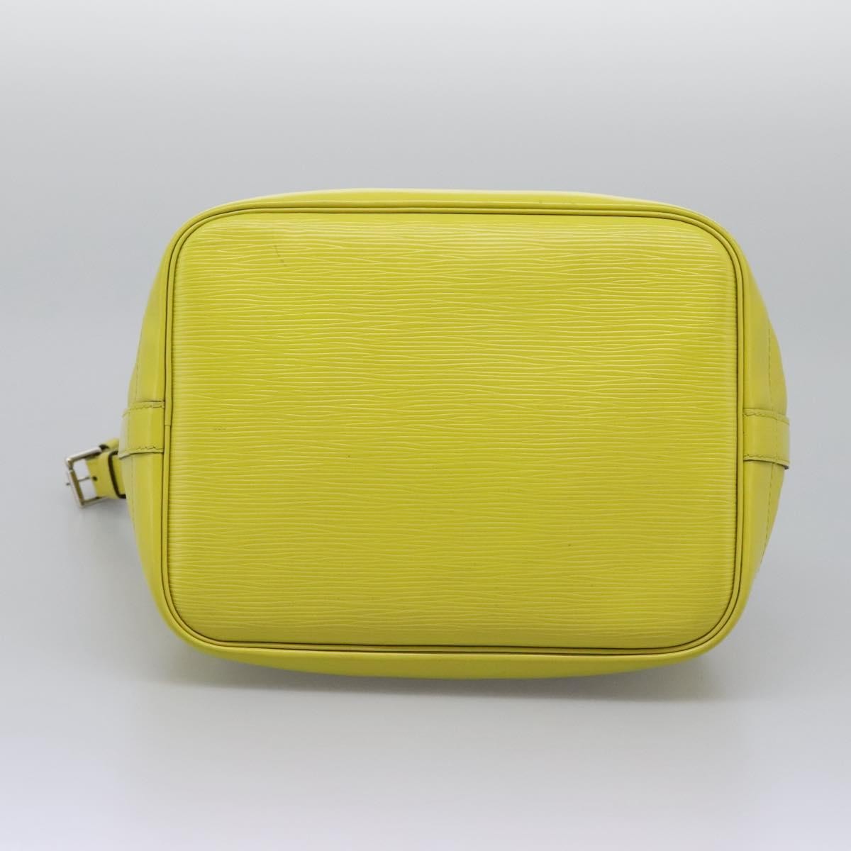 Louis Vuitton Petit Noe Handbag Epi Leather, Green, Leather, Shoulder Bag
