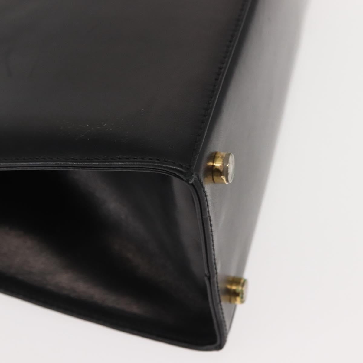 Salvatore Ferragamo Vala Handbag Leather, BLACK, LEATHER, Handbag