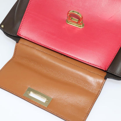 Salvatore Ferragamo Sofia Satchel Leather, RED, LEATHER, Handbag