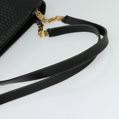 Bally Vintage Shoulder Bag Quilted leather, BLACK, LEATHER, Shoulder bag