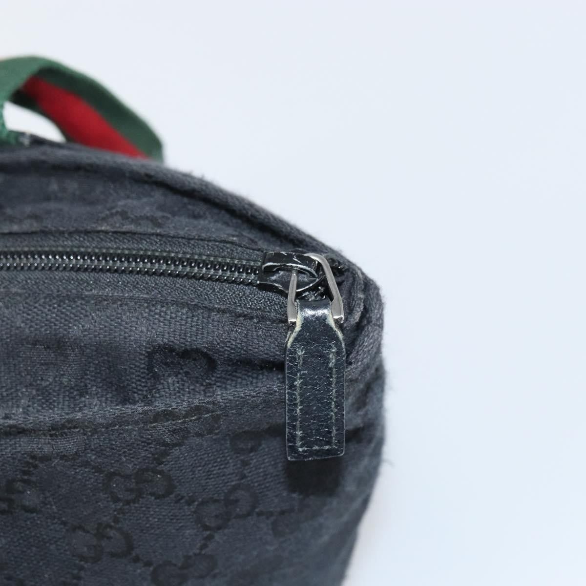 Gucci Web Zip Tote GG Canvas, BLACK, CANVAS, Tote bag