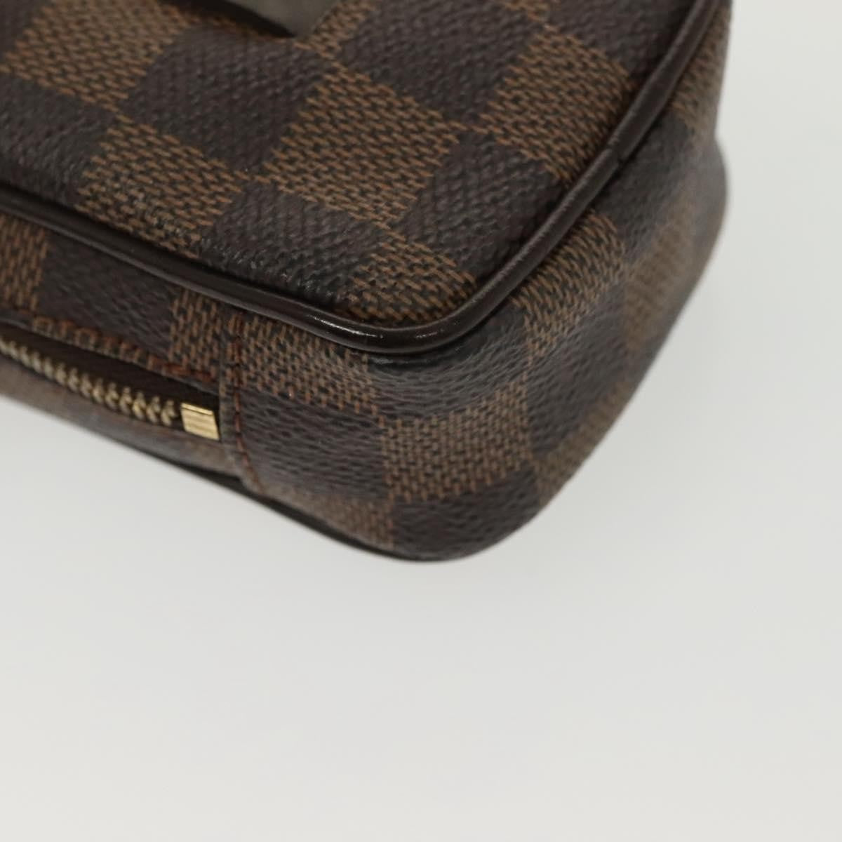 Louis Vuitton Etui Okapi Camera Case Damier, BROWN, CANVAS, Travel bag
