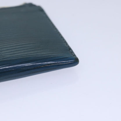 Louis Vuitton Porte-Monnaie NM Wallet Epi leather, BLUE, LEATHER, Wallets