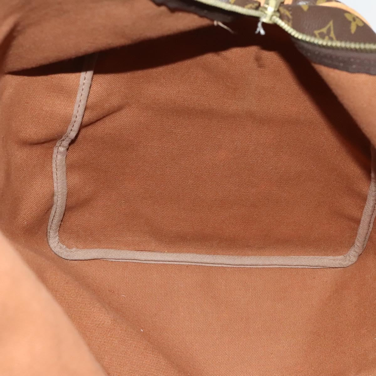 Louis Vuitton Keepall Bag Monogram Canvas, BROWN, CANVAS, Travel bag