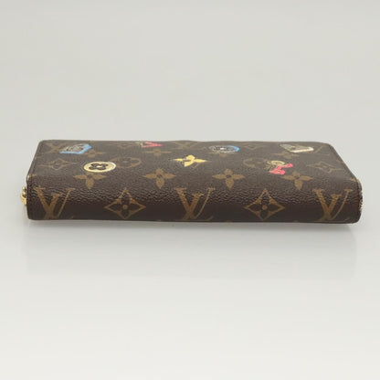 Louis Vuitton Zippy Wallet NM Monogram Lovelock, BROWN, CANVAS, Wallets