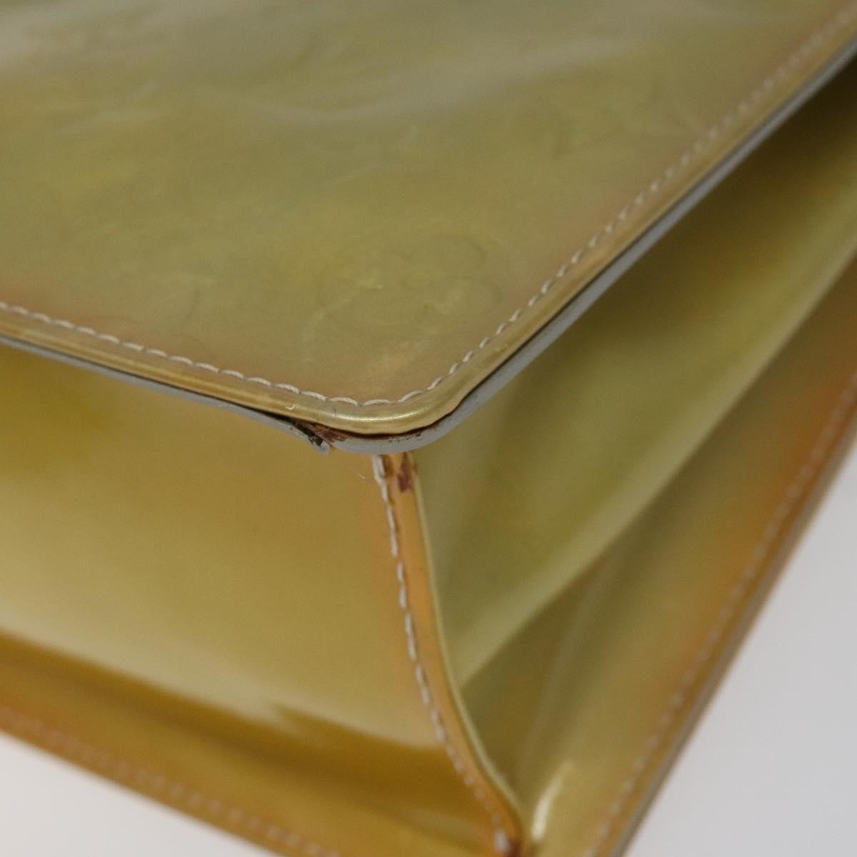 Louis Vuitton Spring Street Handbag Monogram Vernis, BEIGE, PATENT_LEATHER, Handbag