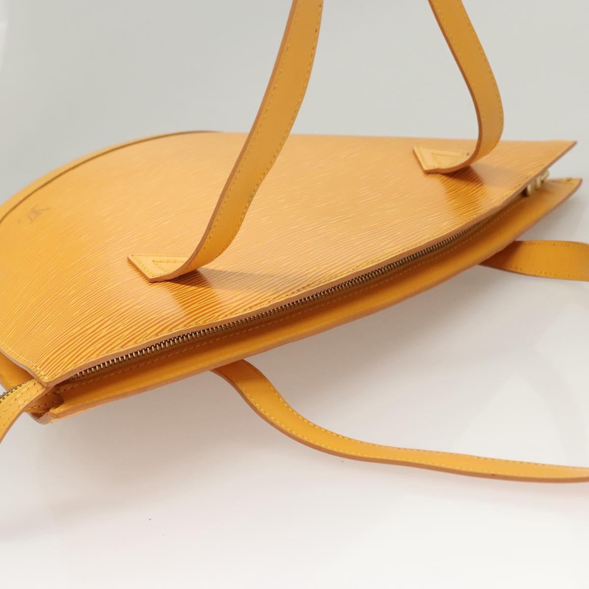 Louis Vuitton Saint Jacques Handbag Epi Leather, YELLOW, LEATHER, Handbag
