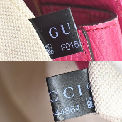 Gucci Swing Tote Leather, PINK, LEATHER, Tote bag
