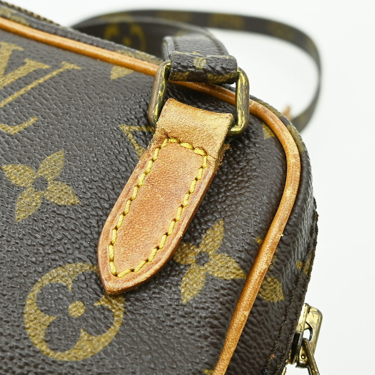 Louis Vuitton Pochette Marly Bandouliere Bag Monogram Canvas, BROWN, CANVAS, Shoulder bag